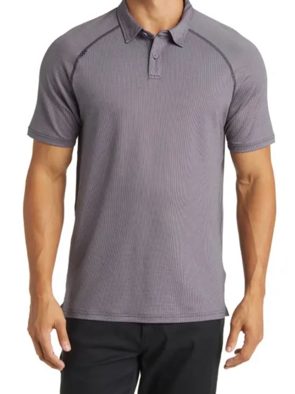 Rhone Delta Pique Polo Brown Men's Small Performance Golf Tennis Shirt